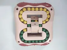 Rotación de frijoles mágicos cubo dedo Fidget juguetes para niños y adultos de alivio de estrés giro de los niños los inteligencia educativa juego