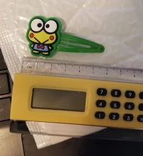 Japón lindo dibujos animados Kerokero Keroppi bebé niña accesorios para el cabello Kawaii Rana horquillas bandas elásticas para el cabello Clip para el regalo de los niños