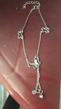 Tobillera con borla de diamantes de imitación de mariposa para mujer, accesorios, joyería, novedad, venta al por mayor