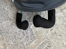 Gran oferta cubierta de agarre de cochecito de bebé de Nylon negro de alta calidad accesorios de silla de paseo