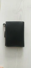 Baellerry-billetera de cuero para hombre, billetera corta de mano, de cuero, garantía de calidad