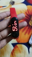 Reloj Digital para niños, correa de TPU blando para deportes al aire libre, pantalla LED Digital, regalo para niños