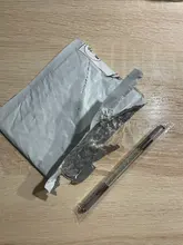 Bolígrafo de tatuaje acrílico de cristal, acero inoxidable, maquillaje permanente, manual, bolígrafo de tatuaje para micropigmentación Manual, doble cabeza, 1 Uds.