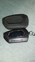 Funda protectora de cuero para llave de 100%, llavero para Pandora DXL 4950 DX-90BT, alarma bidireccional para coche, mando a distancia, LCD