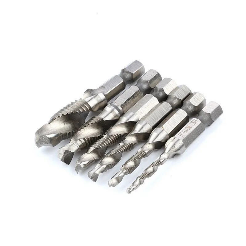 Citop HSS4341 M3-M10 Right Hand Thread Tap Drill Bits Hex Shank Taps Woodworking Metric Combination Bit IN Quick Change
Citop HSS4341 M3-M10 Right Hand Thread Tap Drill Bits Hex Shank Taps Woodworking Metric Combination Bit IN Quick Change