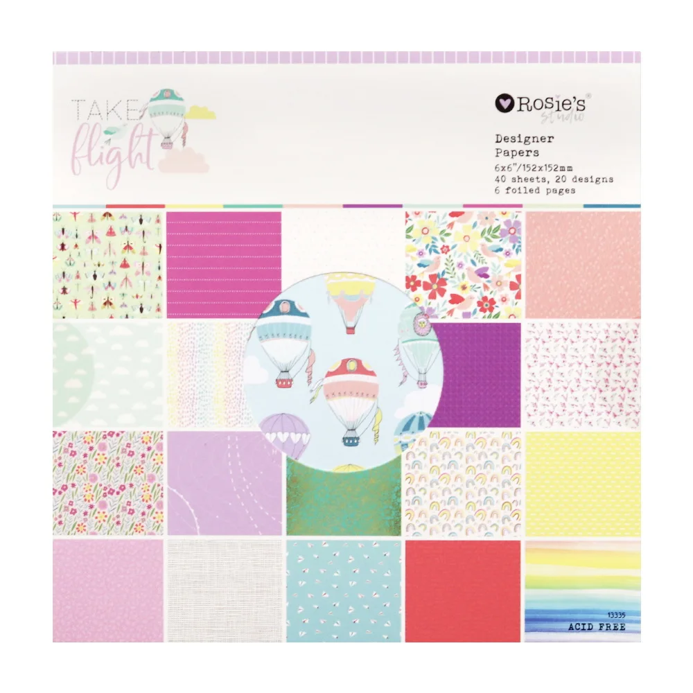 CRZCrafter 152x152mm 6" Inch Scrapbooking Pattern Designer Decorative Papers Pad 40 sheets Craft Paper Background Pack Acid Free
CRZCrafter 152x152mm 6" Inch Scrapbooking Pattern Designer Decorative Papers Pad 40 sheets Craft Paper Background Pack Acid Free