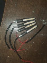 Luz de señal de giro para motocicleta, lámpara de freno con flujo de agua, ámbar, LED parpadeante, intermitente trasero flexible, 2/4 Uds.