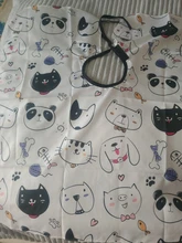 Capa de corte de pelo con patrón de dibujos animados para niños, delantal, capa de peluquería, suministro de peluquería, 1 ud.