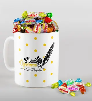 Personalized Letters Öğretmeni Mug and Haribo Candy Gift Seti-2
Personalized Letters Öğretmeni Mug and Haribo Candy Gift Seti-2