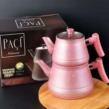 GRANITE TEA TEA WITH BAKALITE HANDLE | turkish tea | water heater | teapot | hot tea
GRANITE TEA TEA WITH BAKALITE HANDLE | turkish tea | water heater | teapot | hot tea