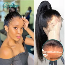 360 HD Lace Frontal Wig Human Hair Wigs Pre Plucked For Black Women Invisible HD Lace 13x4 Straight Lace Front Wig Ponytail 
360 HD Lace Frontal Wig Human Hair Wigs Pre Plucked For Black Women Invisible HD Lace 13x4 Straight Lace Front Wig Ponytail