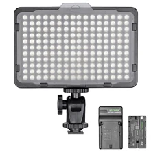 Neewer Dimmable 176 LED Video Light on Camera LED Panel with 2200mAh Li-ion Battery+Charger for Canon, Nikon Digital SLR Cameras
Neewer Dimmable 176 LED Video Light on Camera LED Panel with 2200mAh Li-ion Battery+Charger for Canon, Nikon Digital SLR Cameras