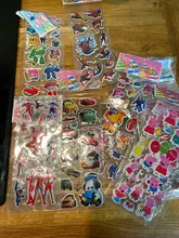Paquete de pegatinas de animales del zoo para niños, confección de álbumes de recortes con animales, regalo de cumpleaños, 12 hojas por paquete