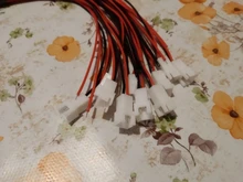 XH2.54 XH-Conector de Cable de 2 pines, 2,54mm, macho y hembra, longitud de 2,54mm, 26AWG, 2P, 200mm, 10/5/2 pares