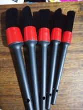 5 uds lavado de coche detallado de coches cepillo de limpieza automática herramientas de limpieza de coche detallando conjunto accesorios para el tablero de aire cepillo de limpieza de salida