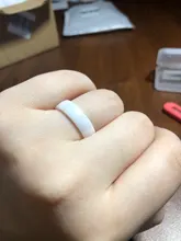 JeeMango-Anillos de cerámica de corte blanco y negro para mujer, joyería clásica, Anillos de compromiso de boda para mujer, Anneaux, Anillos JR18014