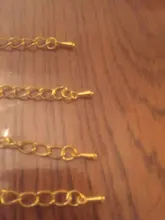 Lote de 20 unidades de cadenas de eslabones extendidas de 50 a 70mm, conectores de cierres de langosta para fabricación de joyas DIY, accesorios para pulseras y collares