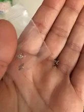 CANNER 100% de Plata de Ley 925 Zircon CZ Stud pendientes para las mujeres las niñas Piercing de Color oro pendientes de la joyería pendientes de botón pendientes