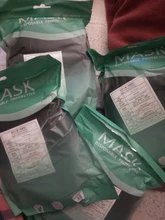 Ffp2-mascarilla reutilizable KN95 de 5 capas, máscara de tejido Reusable con filtro, color negro