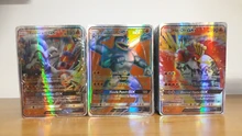 TAKARA TOMY-Juego de cartas coleccionables de pokemon GX para niños, cartas brillantes, juguete de batalla