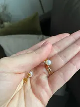 Aretes de perlas de agua dulce para mujer Plata de ley 925 Joyería fina Lindos pendientes coreanos Zirconia Rhinestone Antioxidación