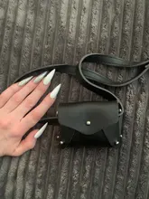 Los niños bolsa de Mini bolso cuadrado remache bolso de moda niños linda chica cintura bandolera coreana