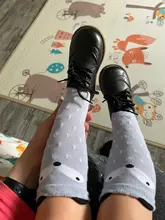 Calcetines de algodón suave infantil con dibujos de zorros, Unisex, para bebé, 1 par