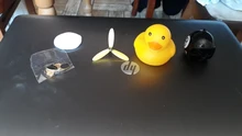 Decoración de pato amarillo pequeño para bicicleta de montaña, embellecedor de bicicleta de carretera con tira de luz fija, casco de manillar de motocicleta, viento roto
