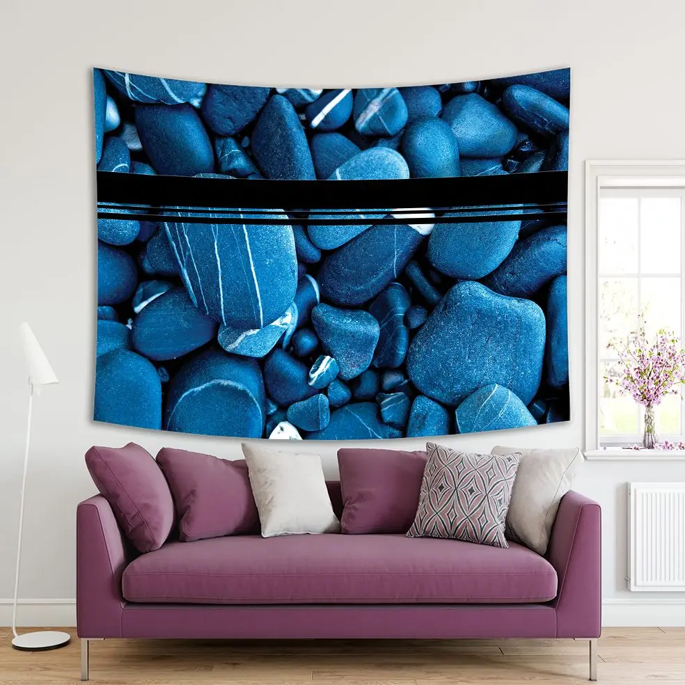 Tapestry Natural Stones Rockes Magical Wild Countryside Nature Rustic Decorating Photo Printed Blue Black
Tapestry Natural Stones Rockes Magical Wild Countryside Nature Rustic Decorating Photo Printed Blue Black