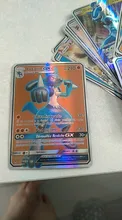 Juego de pokemon 20EX 20mega, versión en francés, 140GX 60V Vmax 60Tag 20EX 20mega, gran oferta, 20-300 Uds.