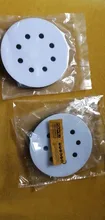 Almohadilla de interfaz de esponja suave de 8 agujeros para lijado, discos de lijado de gancho y bucle para pulido de superficie irregular, 5 pulgadas (125mm), 2 uds.