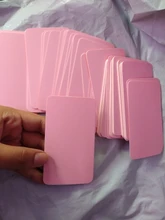 100 tarjetas de memoria en blanco Grafiti de manualidades de palabra blanco, tarjetas de red pequeño Memo Pad bloques memorando nota en blanco de tarjetas de O21 20 Dropship