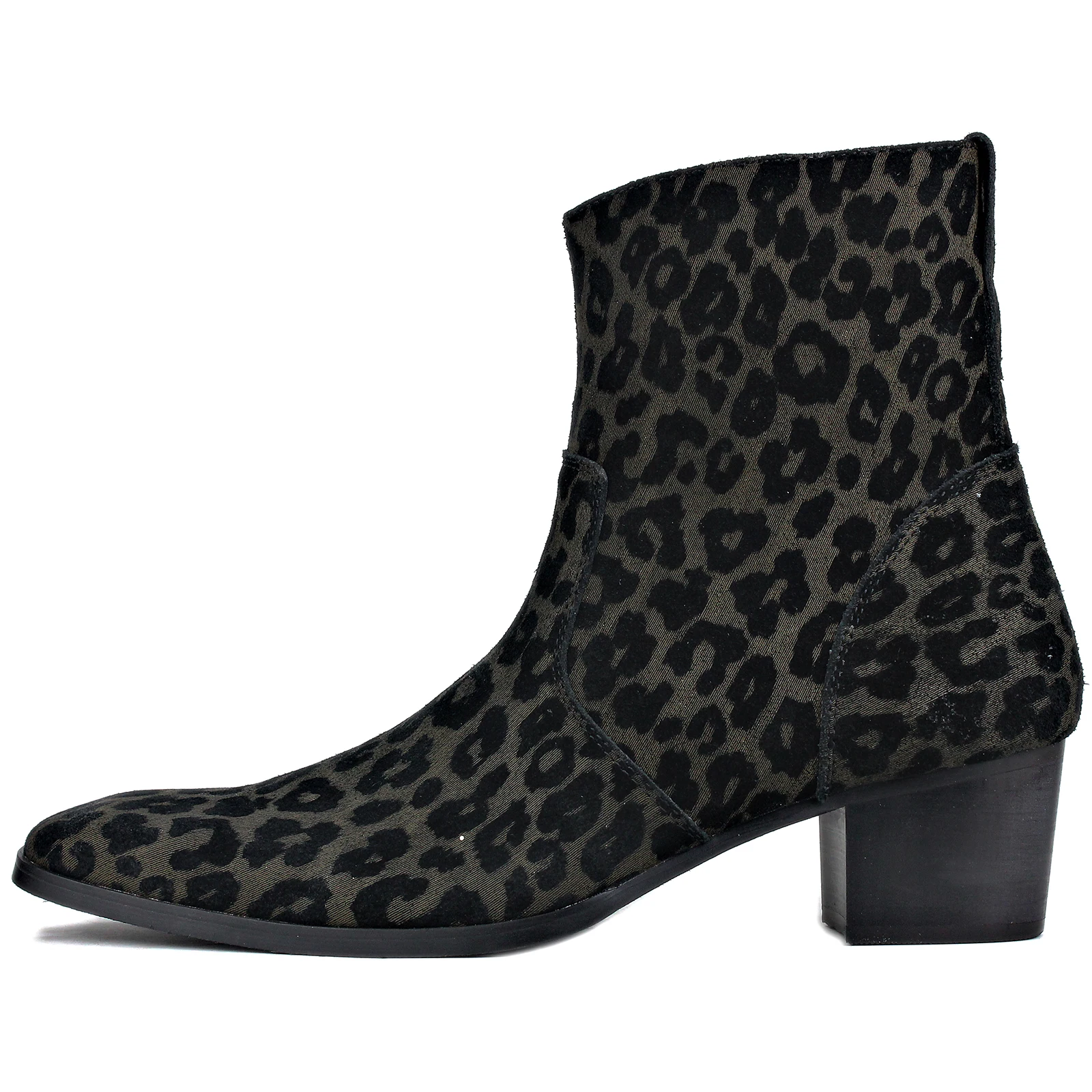 Men Chelsea Ankle Boots Genuine Horse Leather Horse Hair Leopard Boot with Side Zipper Heel Boots designer footwear Wild Black
Men Chelsea Ankle Boots Genuine Horse Leather Horse Hair Leopard Boot with Side Zipper Heel Boots designer footwear Wild Black