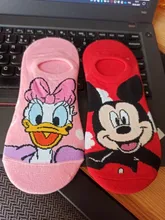 De dibujos animados de Disney Simba Dumbo calcetines jabalí Mickey Minnie Pato Donald Stitch impresión calcetín divertido primavera otoño corto Anime barco calcetín