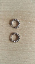 CANNER-pendientes de plata de ley 925 para Mujer y hombre, Piercing con hebilla de hueso del oído, círculo redondo, minimalista, para fiesta