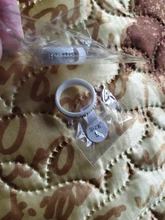 Anillos de cerámica de cristal Simple para mujer, alta calidad, estilo Simple, blanco y negro