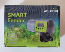 Alimentador automático inteligente para peces, Accesorios para tanque de Acuario, dispensador de alimentación automática para peces, 200ML