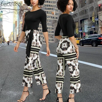 Fadzeco New African Clothes Femme Fashion Jumpsuit Rock Style Seven-quarter Sleeve Top Pants StitchingTotem Print Clothes
Fadzeco New African Clothes Femme Fashion Jumpsuit Rock Style Seven-quarter Sleeve Top Pants StitchingTotem Print Clothes
