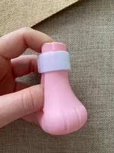 Funda de baño antimordedura para zapatos de gato, Protector de patas para mascotas, antiarañazos, ajustable