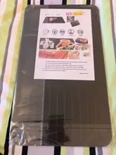 Uds rápido bandeja para descongelar rápido deshielo comida congelada carne fruta rápida descongelación placa bandeja para descongelar deshielo maestro utensilios de cocina