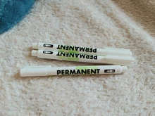 Rotulador aceitoso impermeable, bolígrafo de Gel de plástico para escribir y dibujar, color blanco, bricolaje, Album, grafiti, artículos de papelería, diario, 1 ud.