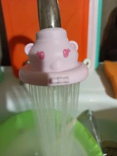 360 grados de rotación de dibujos animados agua coladores de cocina grifo agua pulverizadores calidad coladores de ahorro de agua del grifo