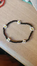 HangZhi-Pulseras de margaritas coreanas con flores, coloridas y transparentes, hechas a mano, elásticas, joyería, novedad de 2020