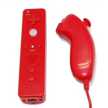 Wii Remote controller Pack with built-in Motion Plus + Nunchuck Compatible Wii Color red
Wii Remote controller Pack with built-in Motion Plus + Nunchuck Compatible Wii Color red