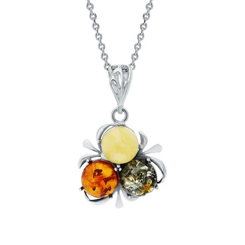 Silver Pendant with amber sunlight sample 925 
Silver Pendant with amber sunlight sample 925