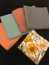 Toallas de muselina de 60x60cm para bebé, faja, bufanda, toalla de baño, pañuelo para recién nacido, paño de baño para alimentación facial