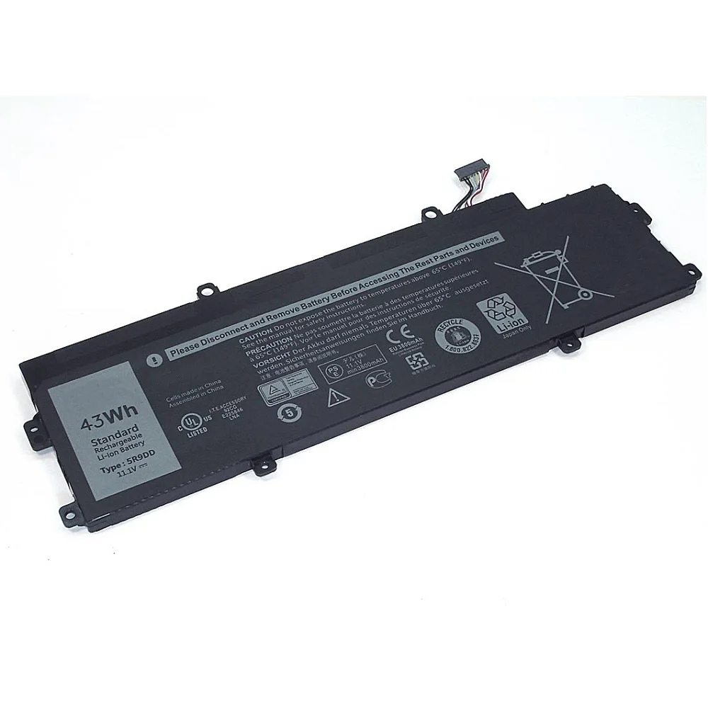 Rechargeable battery for Dell Chromebook 11 3120 (5r9dd) 11.1v 43wh | Компьютеры и офис