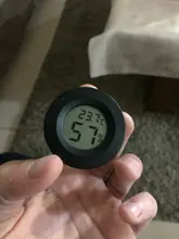 Alta Precisión Digital termómetro higrómetro medidor de reptil, tortuga terrario accesorios para tanque de acuario de temperatura y humedad