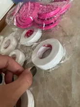 10 Uds. De parches de papel de pestañas cinta aislante japonesa para Injerto de pestañas, cinta no tejida transpirable perforada, herramienta de maquillaje