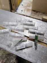 LAVIE-broca recta de carburo de tungsteno, broca de enrutador de doble flauta individual, vástago de 6mm, Fresa de madera para herramienta de carpintería, MC06020, 1 unidad